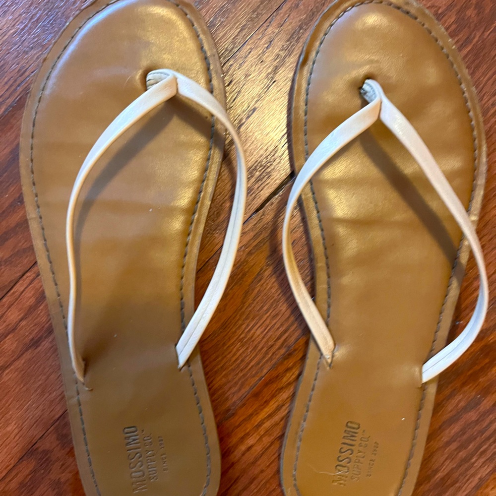 These are pink sandals by Mossimo in size 7